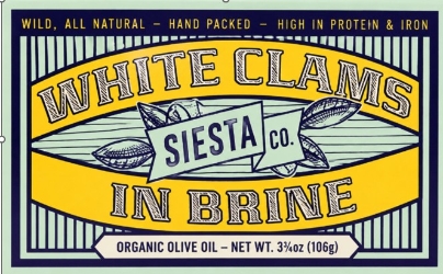 Siesta clams in brine Spain 