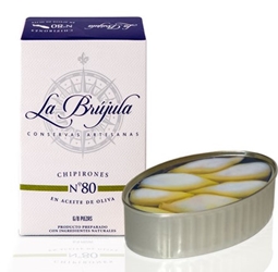  La Brujula   Small Squid in Oil/ Chipirones  No. 80 