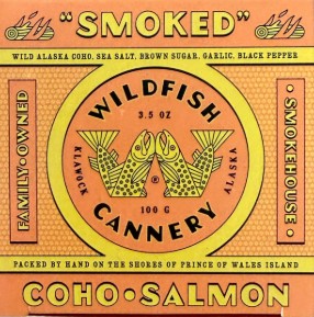 Wildfish Cannery Smoked Sockeye Salmon, 3.5oz Alaska 
