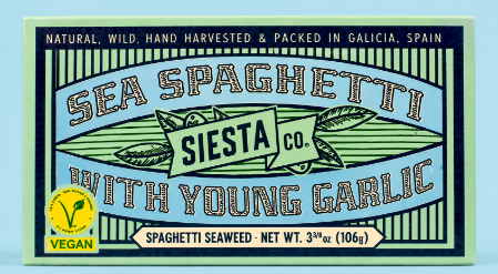 Spaghetti Seaweed with Young Garlic 3 3/8 oz.  